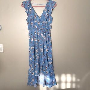 🆕 Socialite faux wrap dress